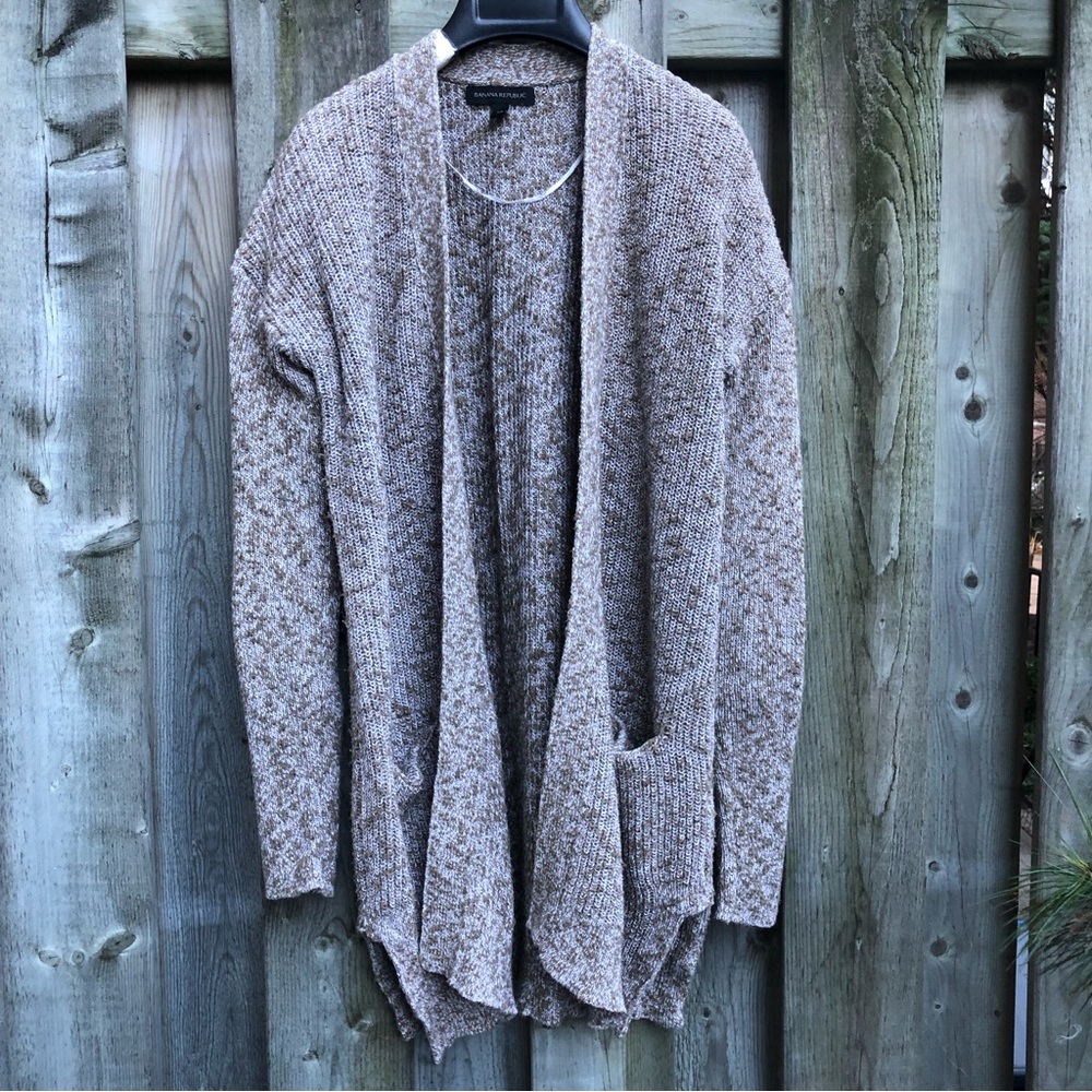 Banana Republic Cotton Nubbly Cardigan